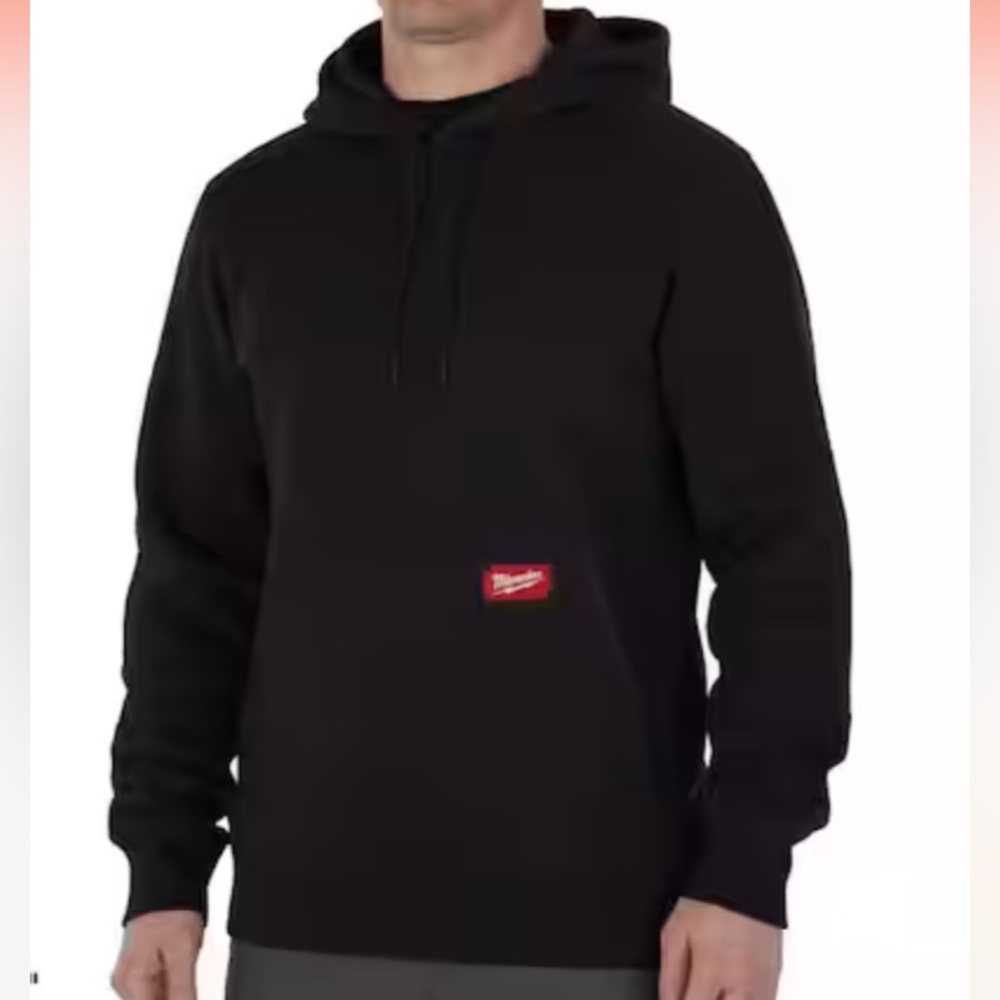 NWT 3 pcs- black Milwaukee Heavy Duty:Hoodie XL, skull cap & flex fit ball cap